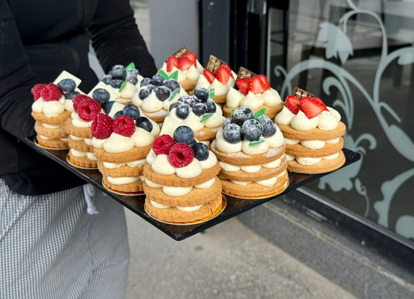 Blueberry Shortcake Stack