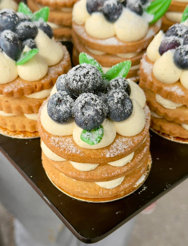 Blueberry Shortcake Stack