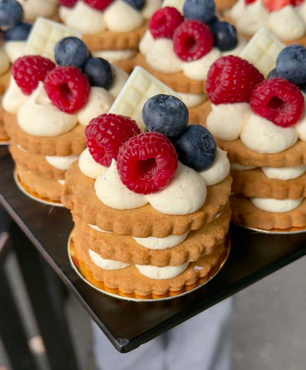 Mixed Berry Shortcake Stack