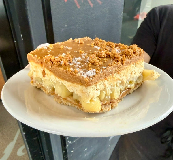 Biscoff & Apple Slice