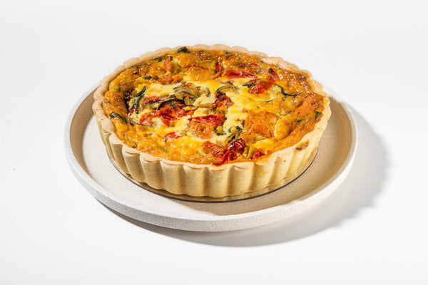 Family Quiche - Roasted Vegetable